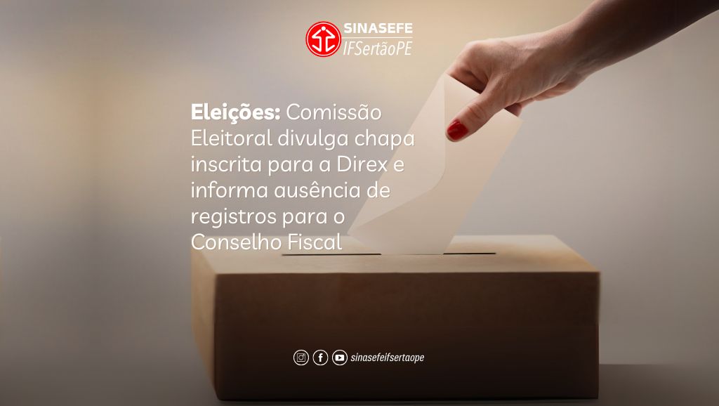 Comissão Eleitoral divulga resultado da eleição (2024-2026) para Direx